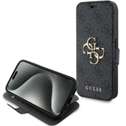 Husa 4G Metal Logo pentru iPhone 15 Pro – gri