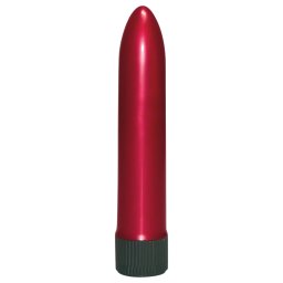 Mini vibrator - stimulator discret - roșu perlat