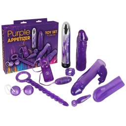 You2Toys - Set vibrator 9 piese - mov - kit accesorii sexuale