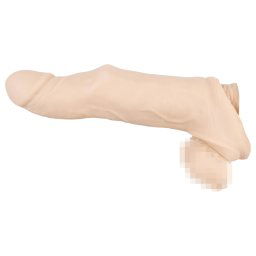 Nature Skin - Înveliș extensor cu inel regal pentru penis