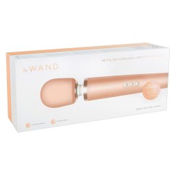 Le Wand Petite - vibrator de masaj exclusiv - roz auriu