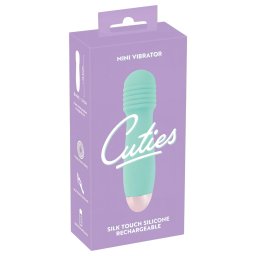 Cuties - mini vibrator wand reîncărcabil - masaj, verde