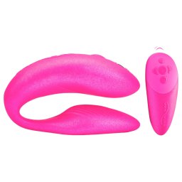 We-Vibe Chorus vibrator de cuplu hands-free cu telecomandă Squeeze (roz)