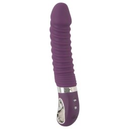 SMILE Soft - vibrator reîncărcabil cu încălzire - silicon mov