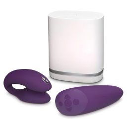 We-Vibe Chorus - vibrator inteligent pentru cupluri, reîncărcabil (mov)