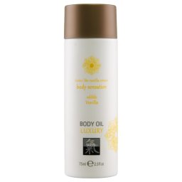 HOT - Shiatsu Luxury - ulei de masaj comestibil - vanilie (75 ml)
