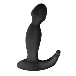 Easytoys - vibrator prostatean - stimulare intensă - silicon negru