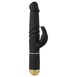 Dorcel Furious Rabbit 2.0 - vibrator cu braț clitoridian (negru)