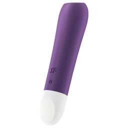 Satisfyer - vibrator bullet puternic, reîncărcabil, rezistent la apă - mov