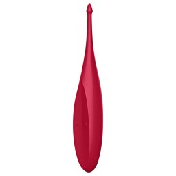 Satisfyer Twirling Fun - vibrator clitoridian rezistent la apă, reîncărcabil (roșu)
