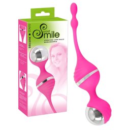 SMILE Love Ball - bilă pentru exerciții Kegel vibratoare (roz)