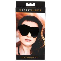 Sportsheets - mască moale din cauciuc (neagră)