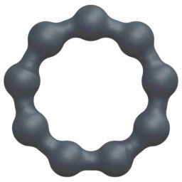 Dorcel Maximize - inel penian din silicon cu bile (gri)