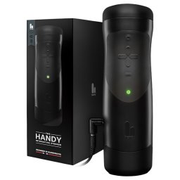 The Handy 1.1 - masturbator inteligent VR pentru bărbați - negru, rețea