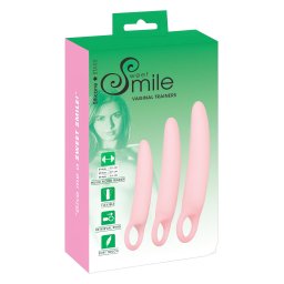 SMILE - Set de Antrenori Vaginali - dildo roz (3 piese)