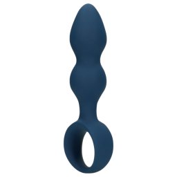 Loveline - dildo anal inel - mediu (albastru)