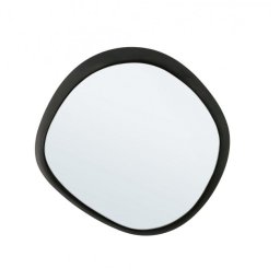 Oglinda perete otel negru Hydra 60x4.5x58 cm