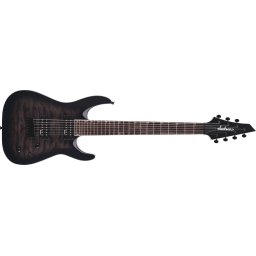 Jackson JS Series Dinky Arch Top JS22Q-7 DKA HT Transparent Black Burst