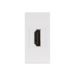 Mufa Maclean HDMI, simplu, alb, MCE720W