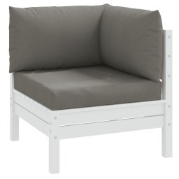 Perne de paleti, 3 buc., melanj gri închis, material textil GartenMobel Dekor