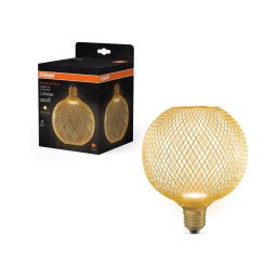 Bec LED Osram DECOR FLAT G125 E27/3,5W/230V 2700K auriu