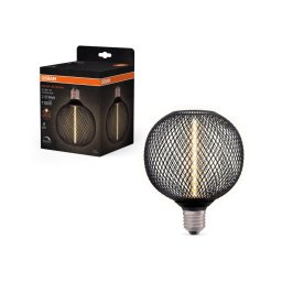 Bec LED dimabil Osram DECOR FILAMENT G125 E27/3,5W/230V 1800K negru