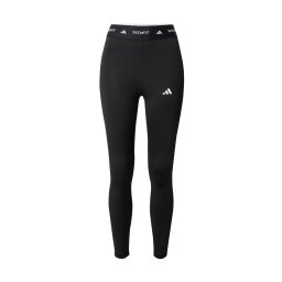 ADIDAS PERFORMANCE Pantaloni sport 'TECHFIT 7/8' negru / alb