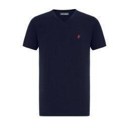 Jacey Quinn Tricou bleumarin / roșu