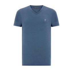 Jacey Quinn Tricou indigo / alb