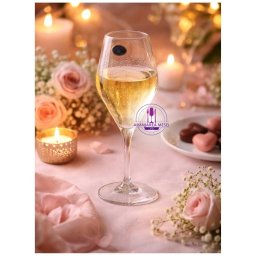 GAVIA Set 6 pahare sticla cristalina Bohemia vin alb 300 ml