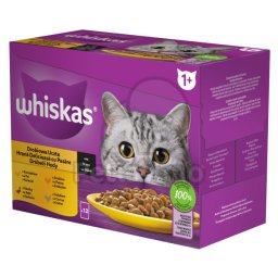 Whiskas 12 Pack Hrană Pisici cu Pasăre în Sos 12 x 85 g