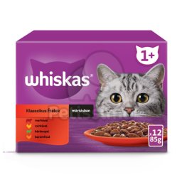 Whiskas, selectii clasice de carne 12 x 85 g
