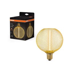 Bec LED dimabil Osram DECOR FILAMENT G125 E27/3,5W/230V 1800K auriu