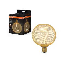 Bec LED dimabil Osram DECOR FILAMENT G125 E27/3,5W/230V 1800K auriu