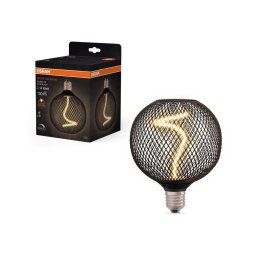 Bec LED dimabil Osram DECOR FILAMENT G125 E27/3,5W/230V 1800K negru