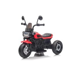 Motocicleta electrica copii 618R, acumulator 6V, 1 motor, cu sunete si lumini, rosu
