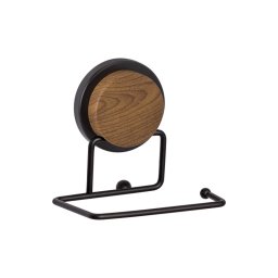 Suport pentru hartie igienica Metalife MGS-703W, 10x5x13 cm, Negru/Maro