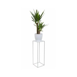 Suport pentru flori 70x24 cm, alb