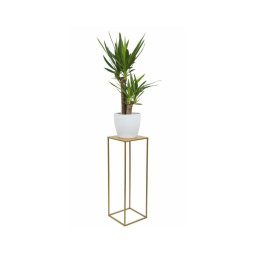 Suport pentru flori 70x24 cm, culoare aurie