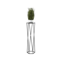 Suport pentru flori 100x24 cm, negru