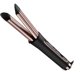 BaByliss BAC112E Curl Styler Placa de indreptat si ondulat de lux, Negru roz