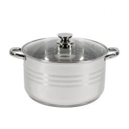 Oala cu capac Heinner HR-HJ-09, 28 x 15.5 cm, 9 L, Inox