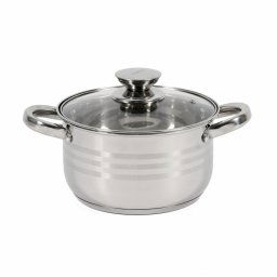 Oala cu capac Heinner HR-HJ-025, 18 x 10.5 cm, 2.5 L, Inox