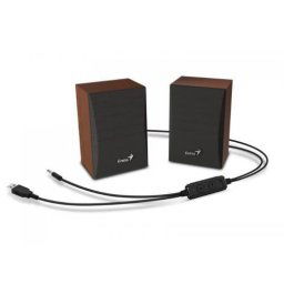 Boxe Genius SP-HF380BT 2.0, Bluetooth, Brown