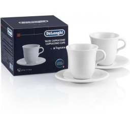Set 2 cesti pentru cappuccino DeLonghi DLSC309 - 5513283731, 270 ml, portelan