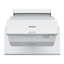 Videoproiector EPSON EB-760W, HD ready, VGA, HDMI, Wireless, 4100 lumeni, Difuzor 16W, Ultra short throw (Alb)