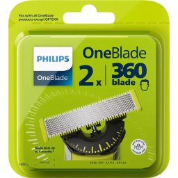 Rezerva aparat de ras PHILIPS Oneblade 360 QP420/50, 2 buc.