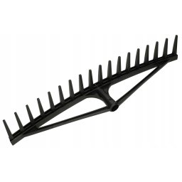 Greblă de fân pentru iarbă cu 18 dinți greblă de frunze de 610 mm