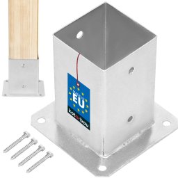 Pillar base bolted anchor bracket 90x90
