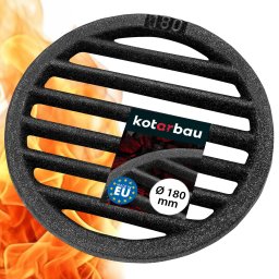 Grătar circular din fontă pentru aragazuri 180